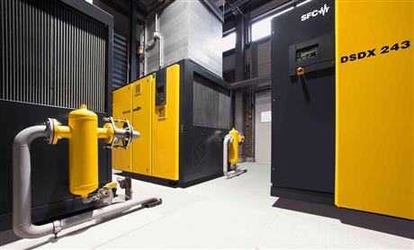 An all-round solution: Compressed air for safety.