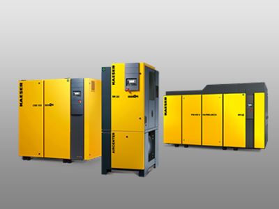 Rotary screw compressors